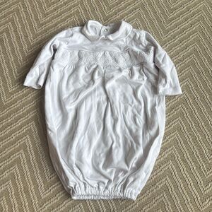 Peggy Green size 6-12 months smocked gown